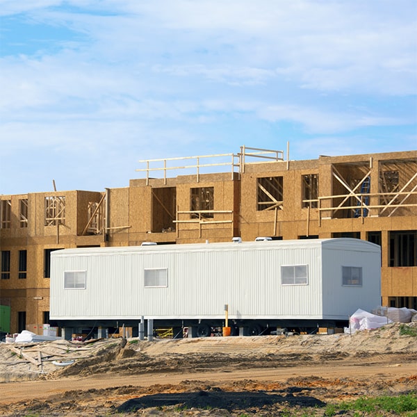 construction site office trailers are designed to be easily relocated to different project sites as needed for flexibility and convenience
